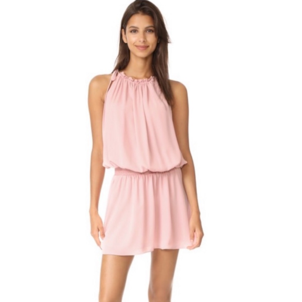 AMANDA UPRICHARD Emlyn Dress in Dusty Rose
